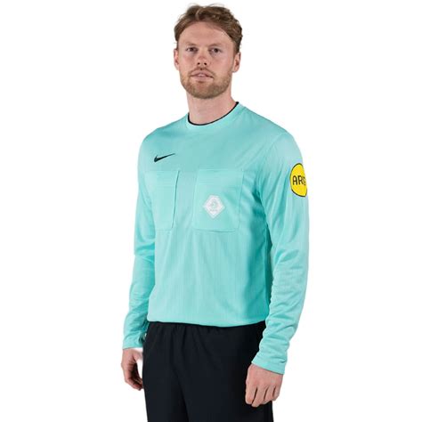 nike knvb scheidsrechtersshirt lange mouwen 2016 2017 hyper jade|scheidsrechters shirt.